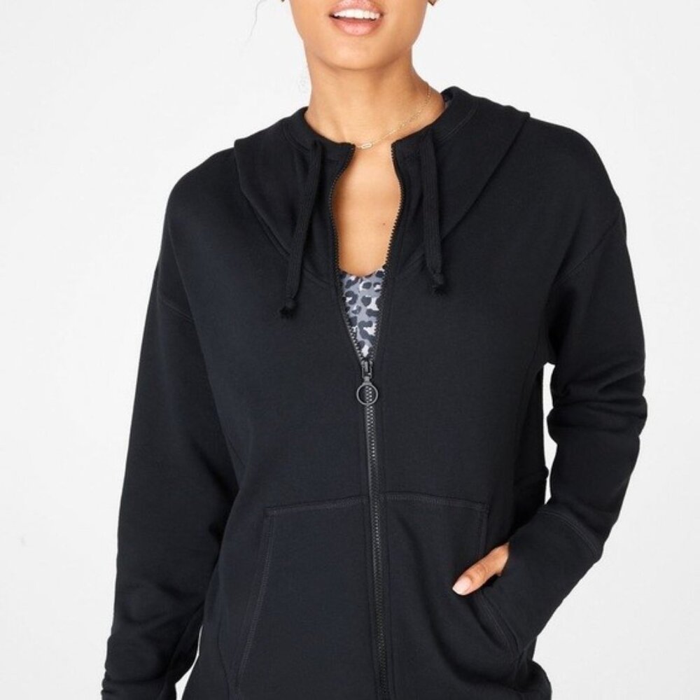 Fabletics “Leah Oversized Hoodie” - Brand new with tags, Size S, Black